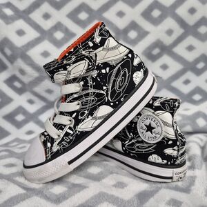 Converse Kids' Cosmic Black and White Sneakers